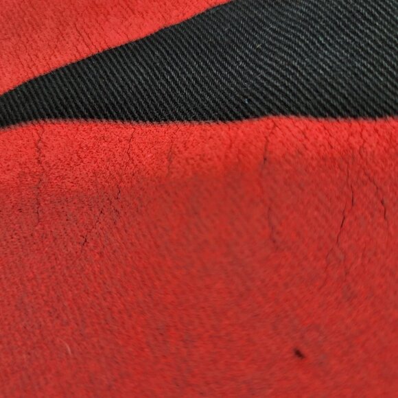 Lauren Moshi Beverly Hills Canvas Tote Bag Lips Eyes Red Black - Picture 5 of 14